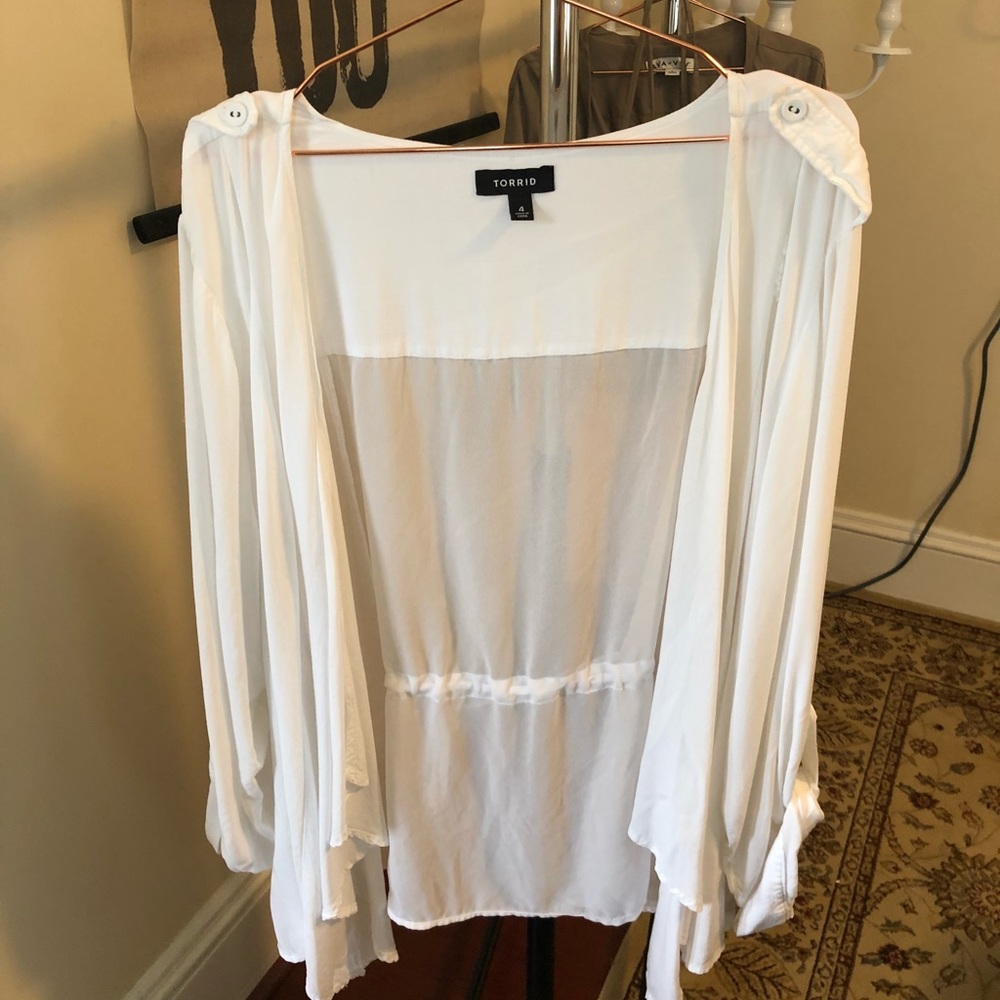 Sheer White Jacket